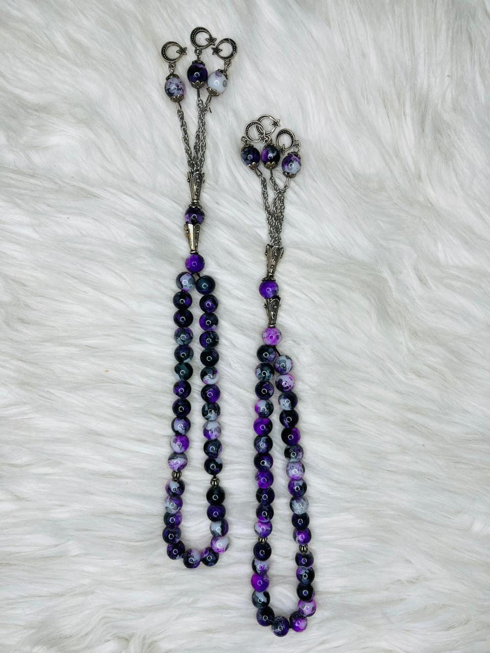 33 Beads Marble Tasbeeh with Chain - 5mm