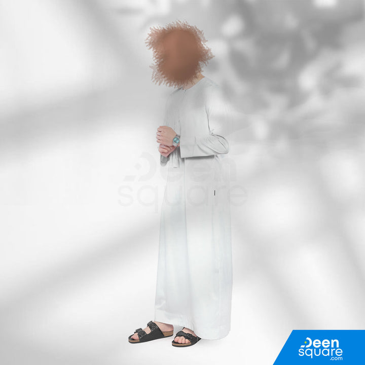Emirati White Thobe Men - Boufal