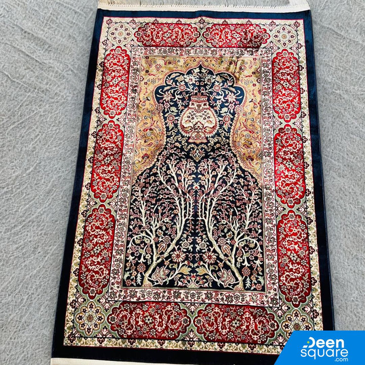 سجادة صلاة فاخرة مقاس كبير - 80 × 130 سم