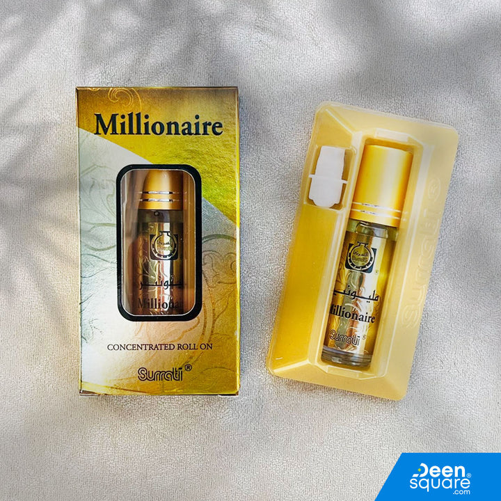 Millionaire Concentrated Roll On Attar (Alcohol free) - Surrati