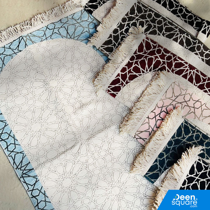 Turkish Soft & Thin Prayer Mat (Silk Muradiya)