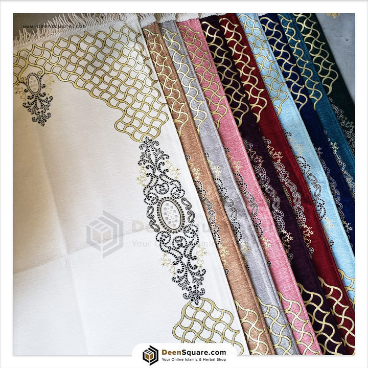 Chenille Lined Prayer Mat 70x120 cm