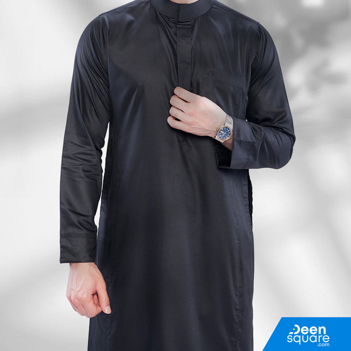 Saudi Black Thobe Men - Kurvig
