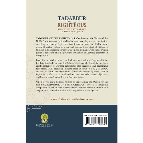 Tadabbur of the Righteous: Reflection on the Verses of the Noble Quran