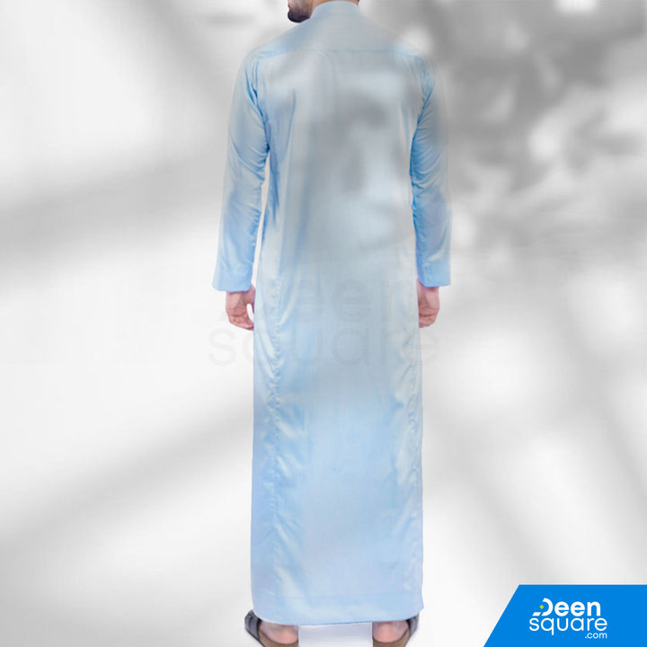Saudi Sky Blue Thobe Men - Kurvig