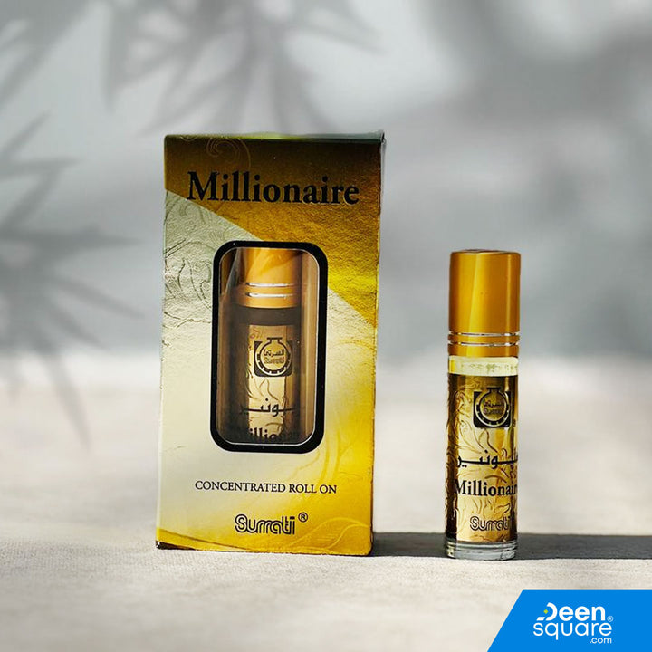 Millionaire Concentrated Roll On Attar (Alcohol free) - Surrati