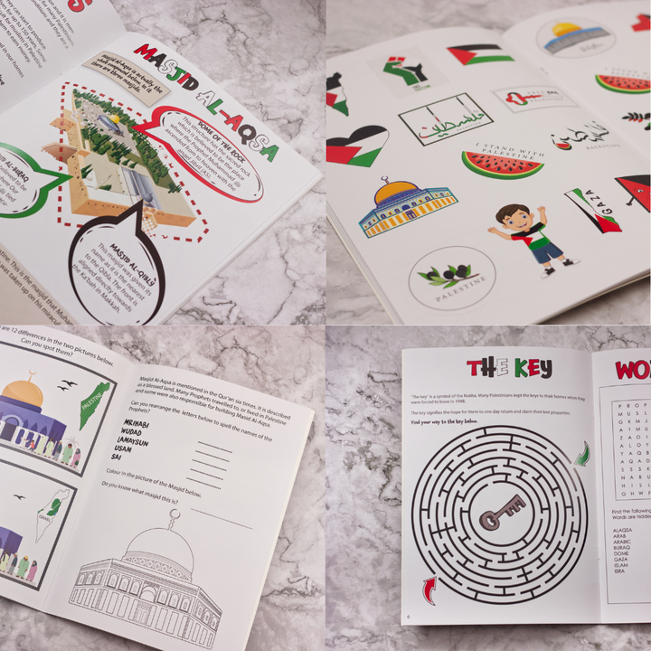 Palestine Activity Book by (author) Adilah Joossab