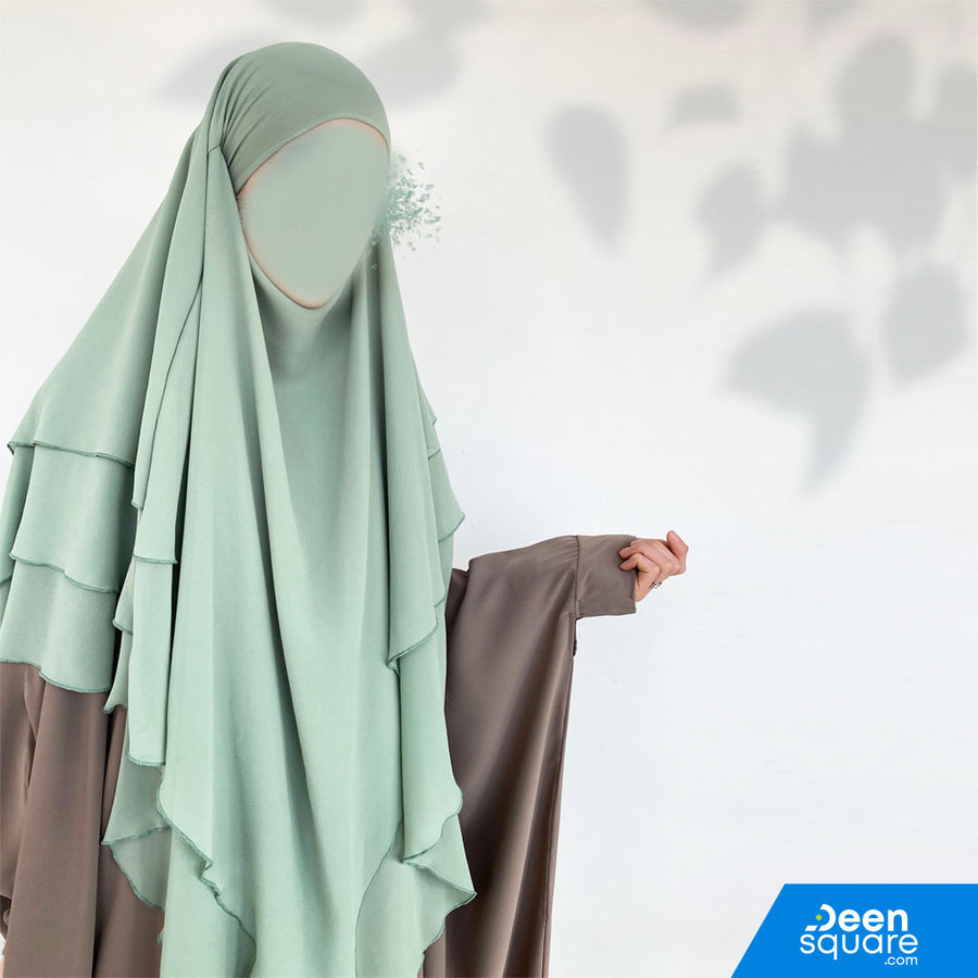 Premium 3 Layer Khimar Deen Square