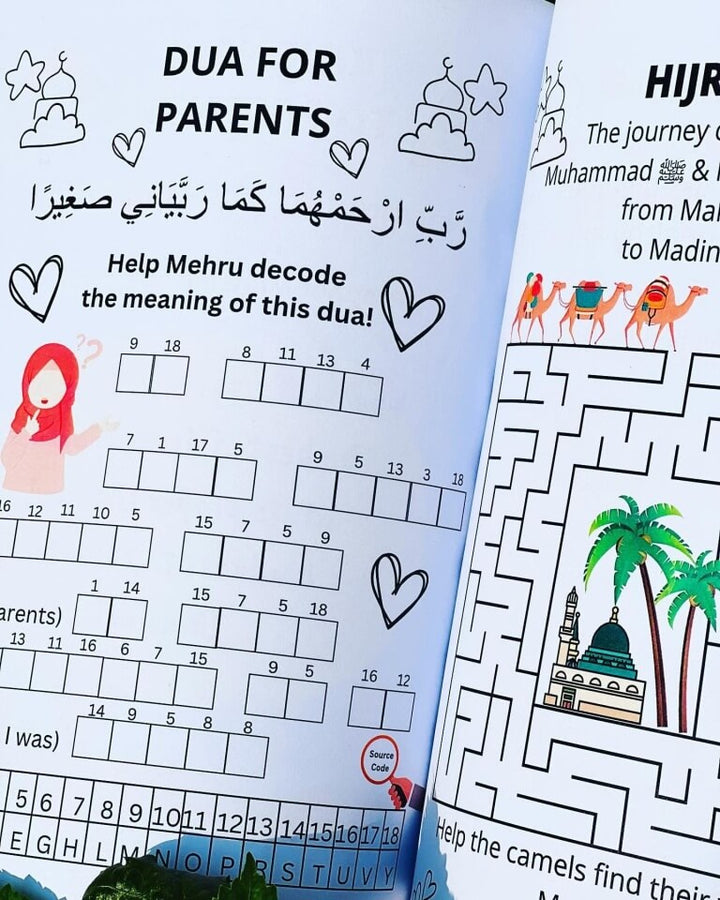 Our Nabi Muhammad Rasulallah - Hadith & Activity Book for Kids