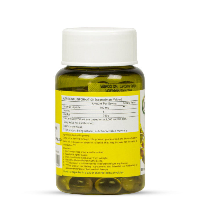 Nutriorg Castor oil soft gel 60 capsule