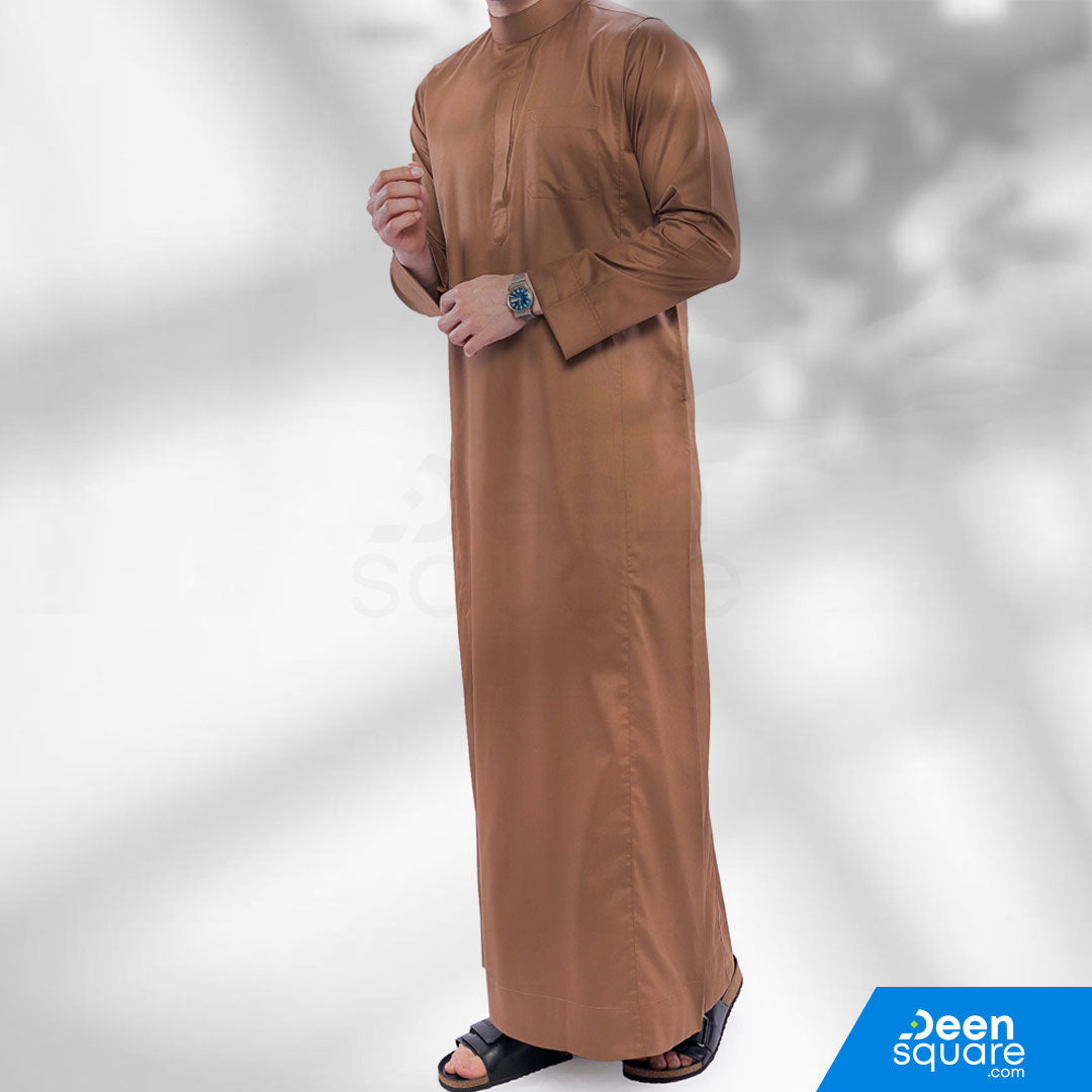 Saudi Brown Thobe Men - Kurvig