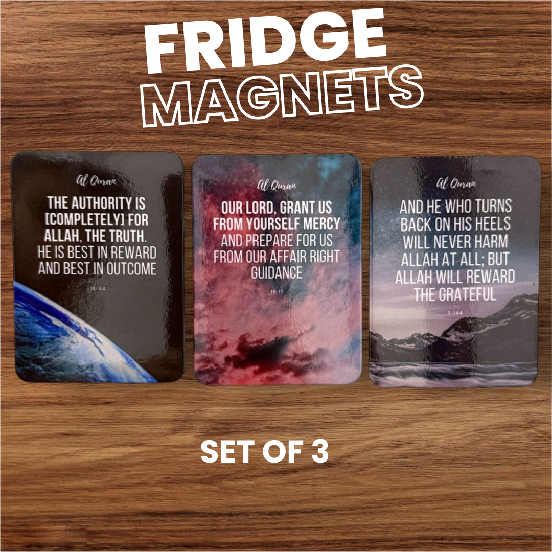 Islamic Fridge Magnets – Set of 3 (Set 10)