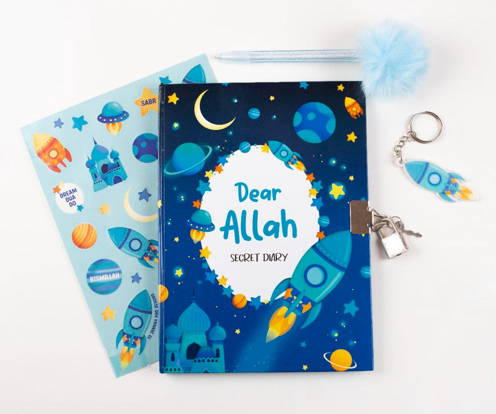 Dear Allah Secret Diary Imaan Kids - Blue