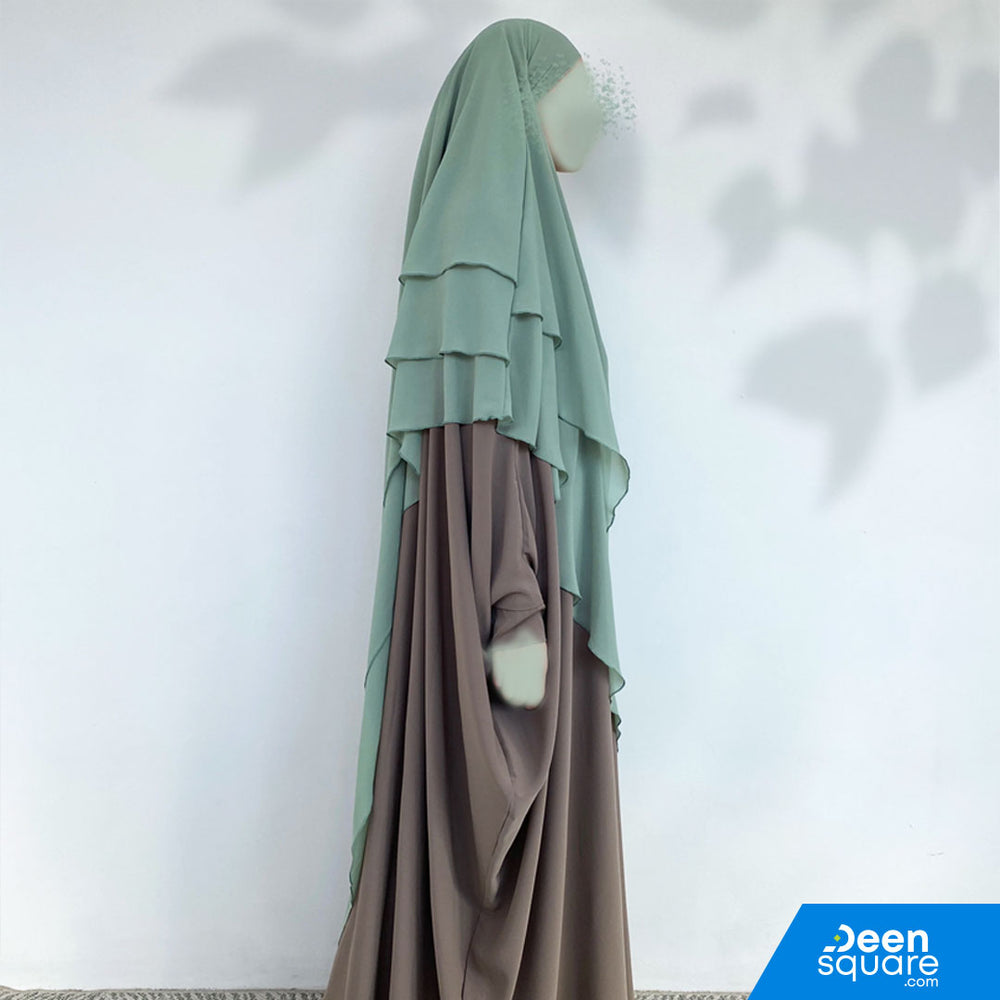 Premium 3 Layer Khimar Deen Square