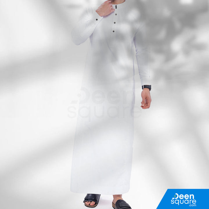 White Thobe For Men - Clauss