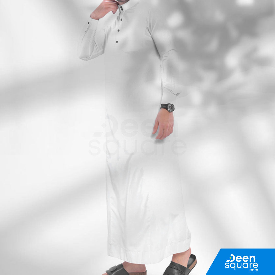 White Thobe For Men - Clauss