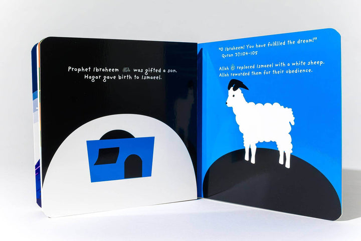 Prophet Ibraheem and Prophet Ismaeel - The Sacrifice board book  (Tummy Time Series)