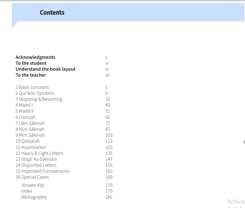 Learners Handbook of Tajweed (Intermediate) – Second Edition