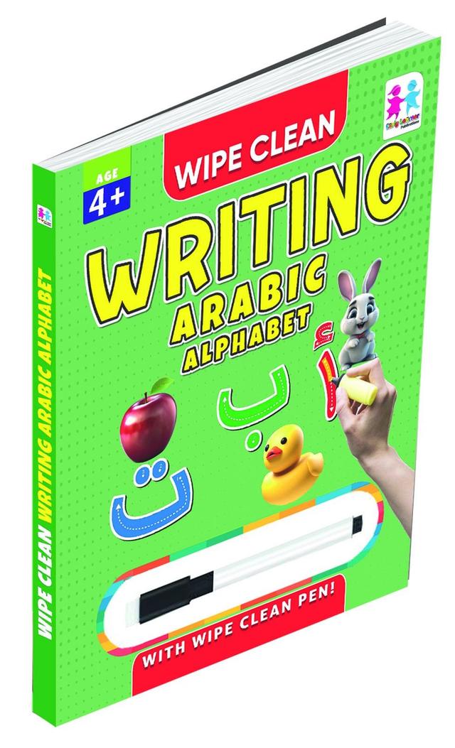 Wipe Clean Writing Arabic Alphabets - Edukid