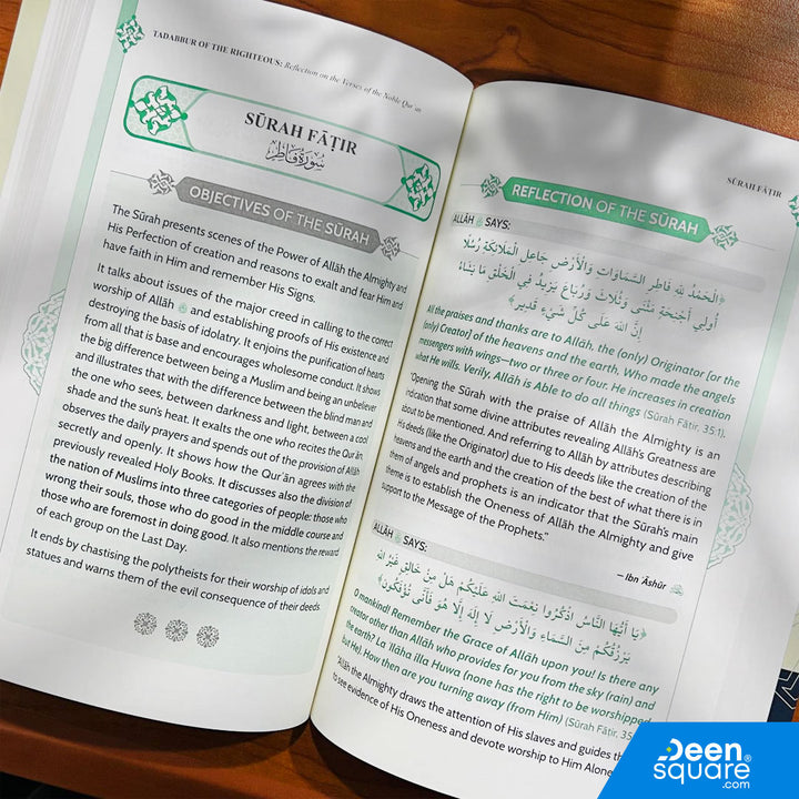 Tadabbur of the Righteous: Reflection on the Verses of the Noble Quran