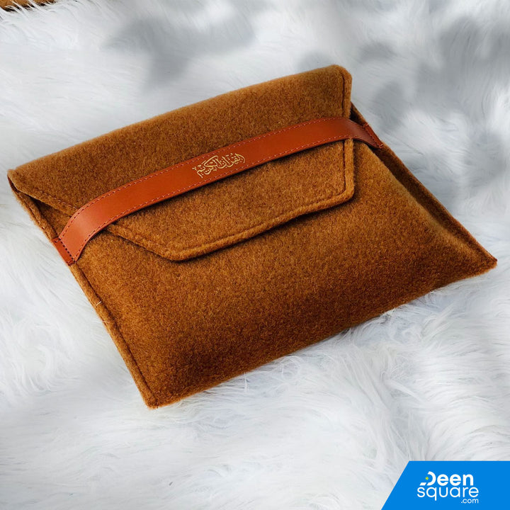 Elegant Quran Gift Set with Felt Pouch | مجموعة هدايا القرآن الأنيقة مع حقيبة مصنوعة من الفلت