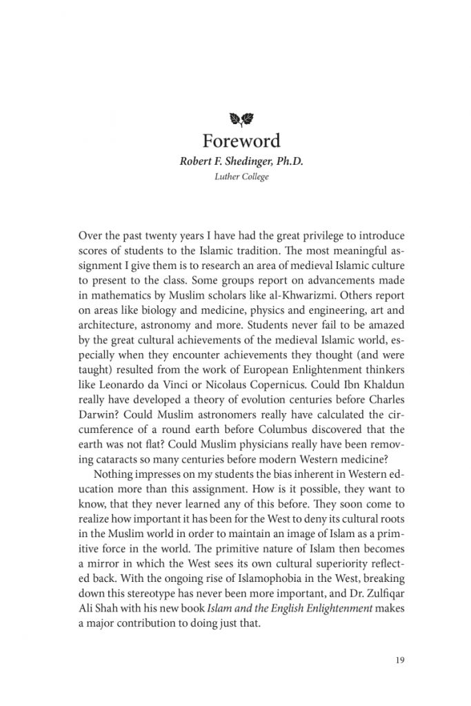 Islam and The English Enlightenment: The Untold Story