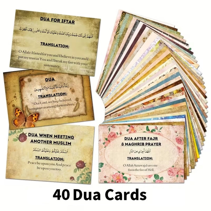 40 Quran Dua Cards – Daily Reflection & Inspiration