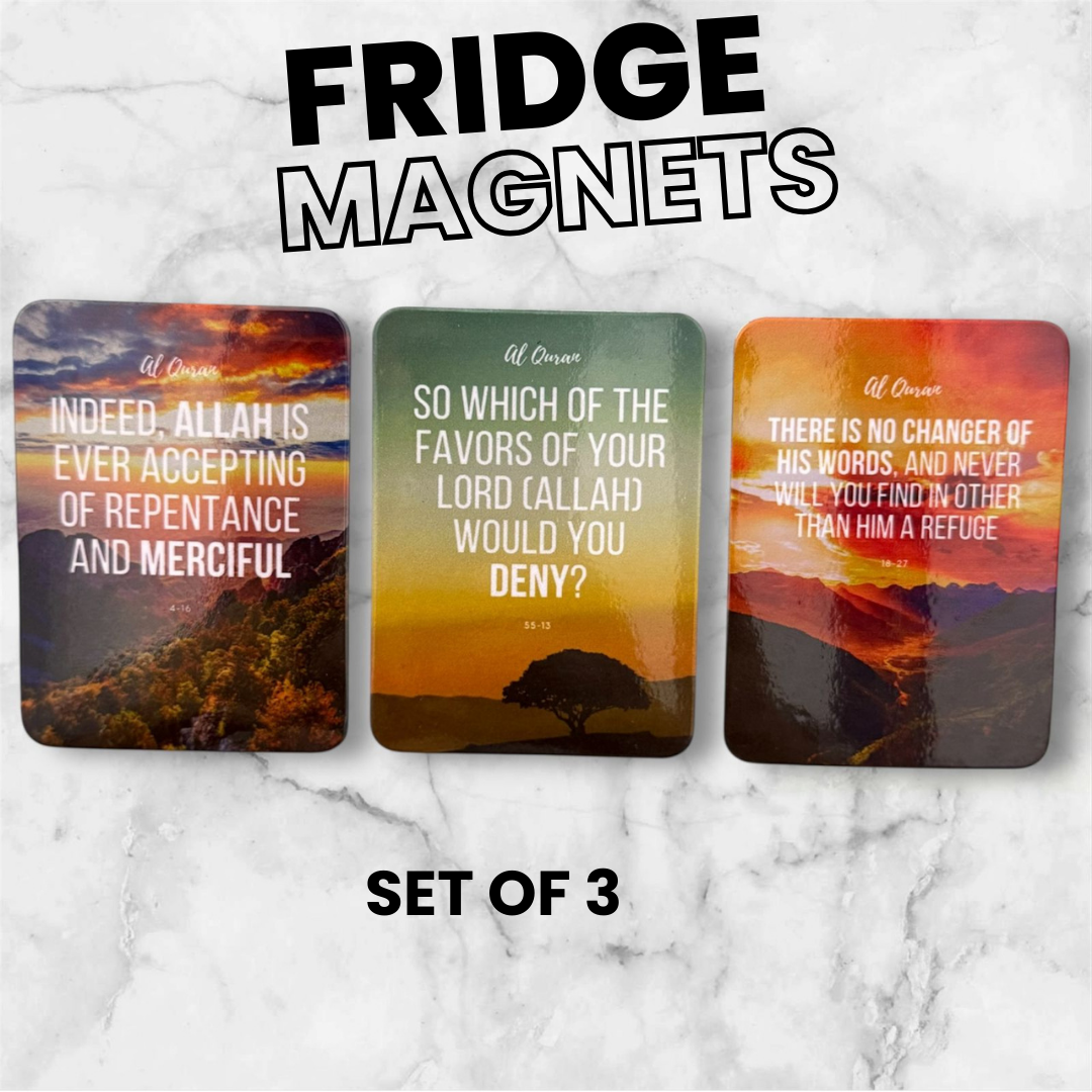 Islamic Fridge Magnets – Set of 3 (Set 9)