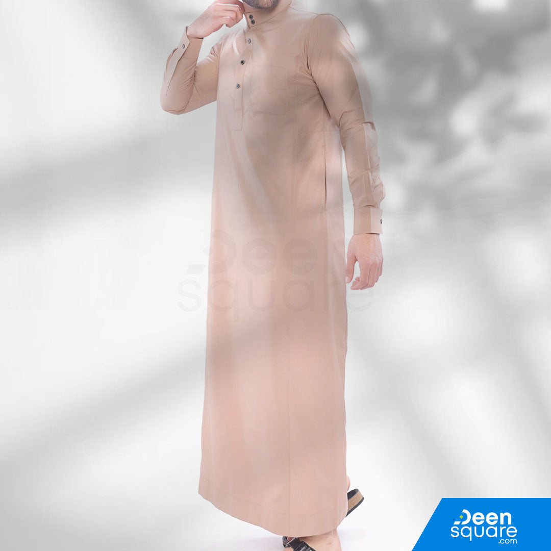 Brown Thobe For Men - Clauss