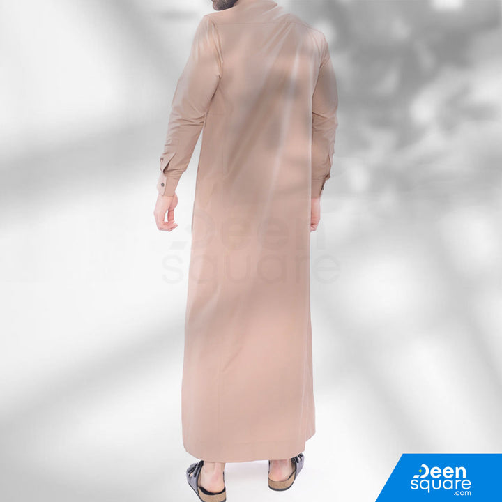 Brown Thobe For Men - Clauss