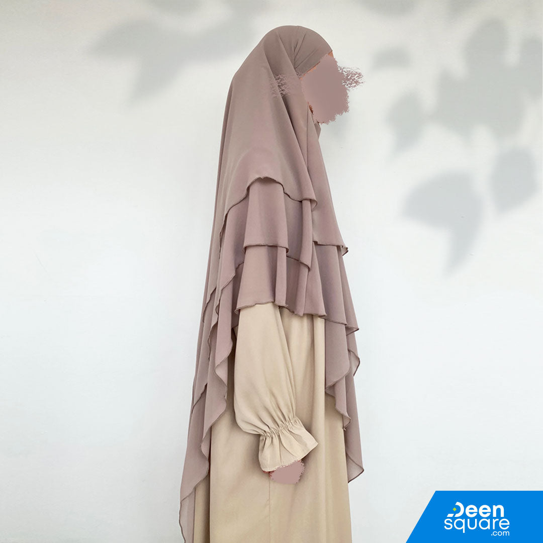 Premium 3 Layer Khimar Deen Square