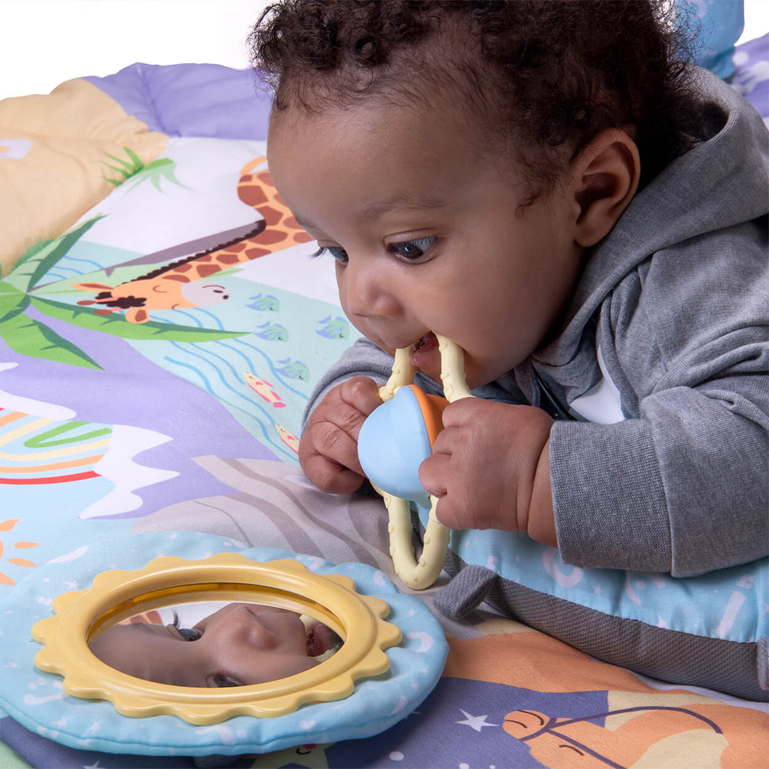 Arabic Alphabet 5-in-1 Activity Gym & Playmat for babies Deen Square