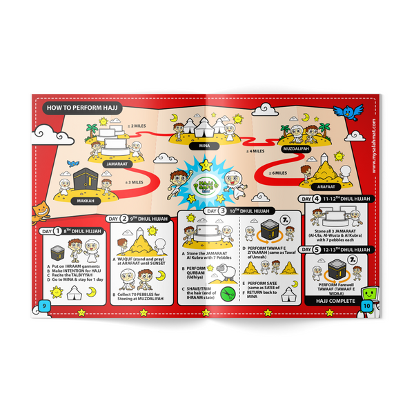 Hajj and Umrah Activity Book - My Salah Mat