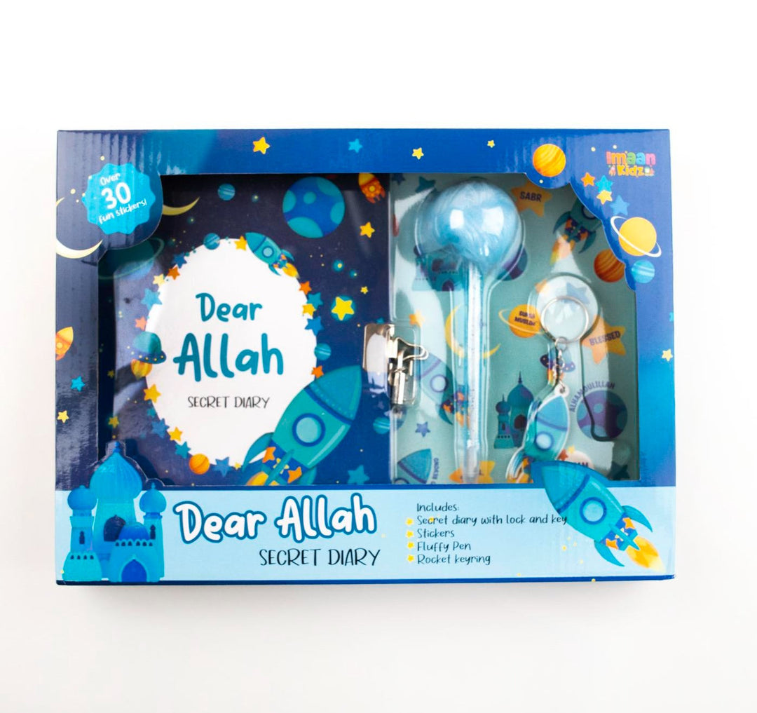 Dear Allah Secret Diary Imaan Kids - Blue