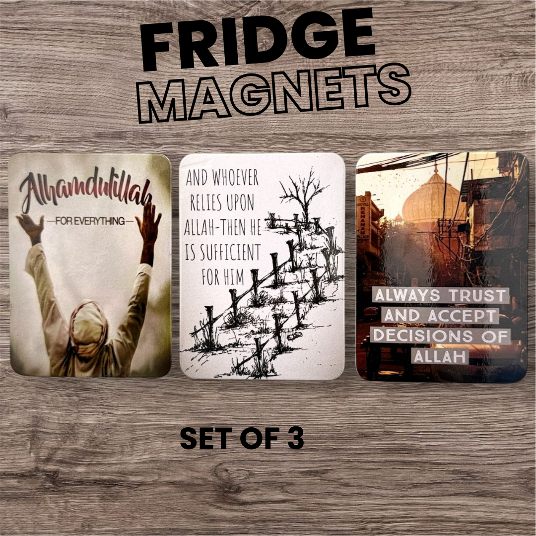 Islamic Fridge Magnets – Set of 3 (Set 11)