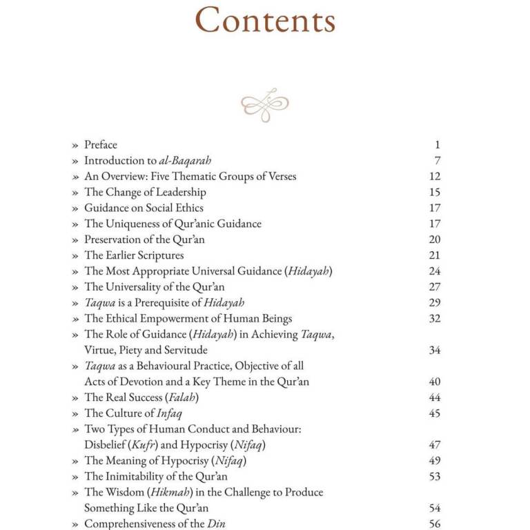 Reflections on Surah Al-Baqarah: A Thematic Commentary