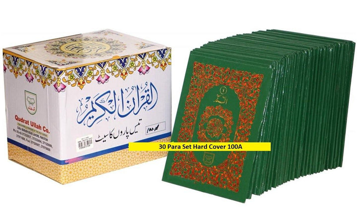 مجموعة من 30 فقرة، غلاف مقوى، في صندوق - مرجع 100A (خط هندي باكستاني)