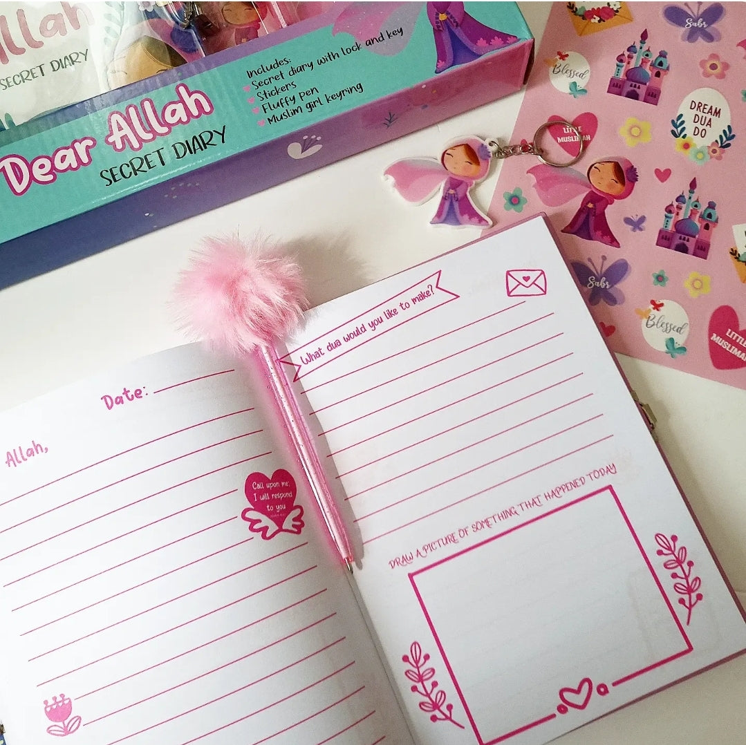 Dear Allah Secret Diary Imaan Kids - Pink