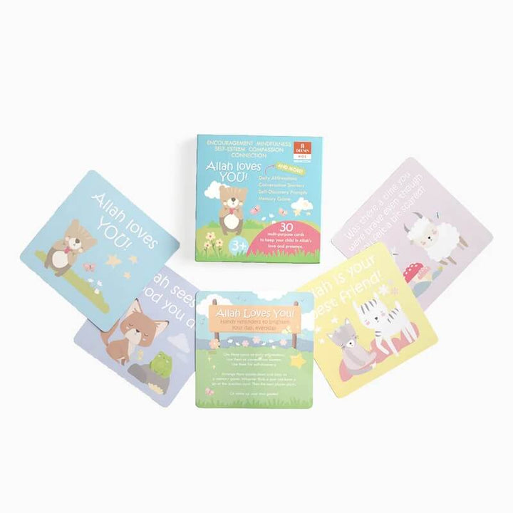 Allah loves You Memory Game and Affirmation Cards