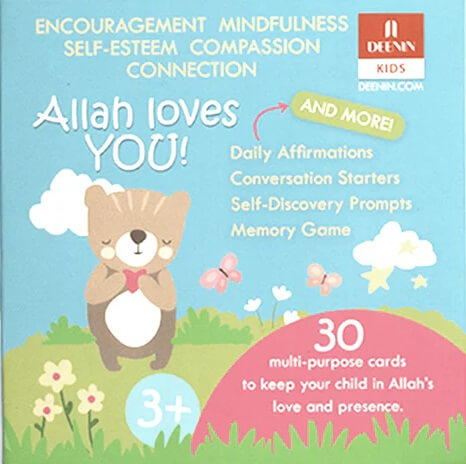Allah loves You Memory Game and Affirmation Cards