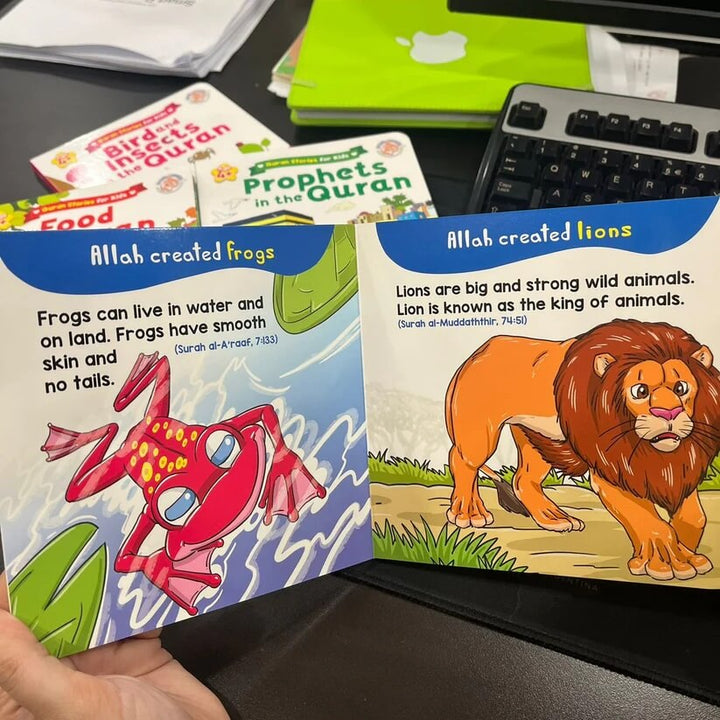 Animals From The Quran Board Book - Quran Stories For Kids