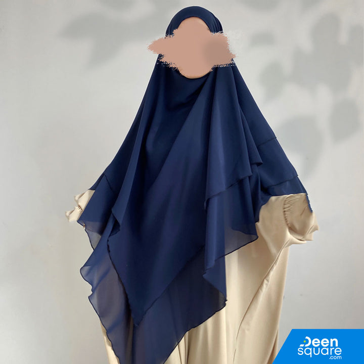Premium 3 Layer Khimar Deen Square