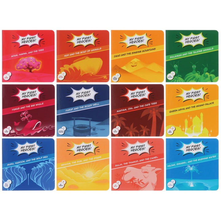 My First Heroes Box Set of 12 Books (Bedtime Stories from the Quran)