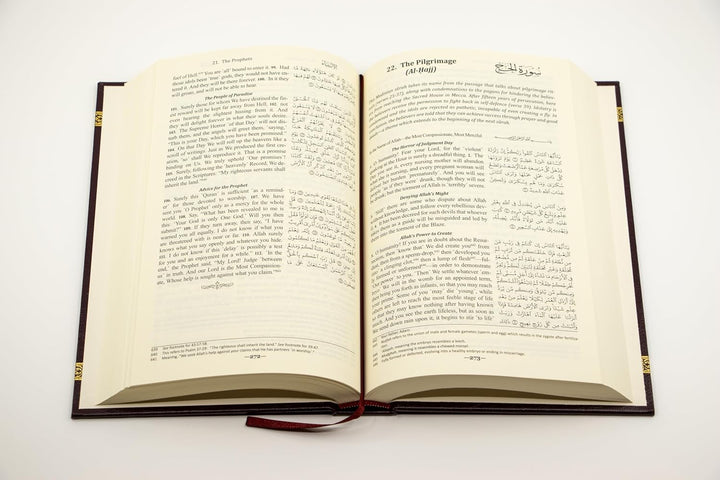 The Clear Quran Arabic with English Translation - Parallel Edition | Hardcover Colored