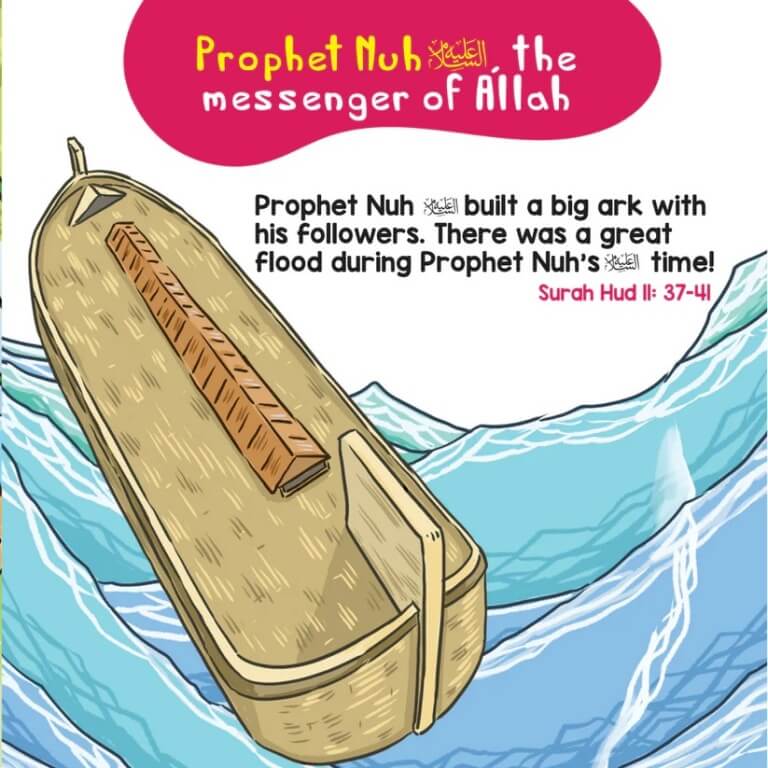 Prophets in The Quran Quran Board Book - Quran Stories For Kids