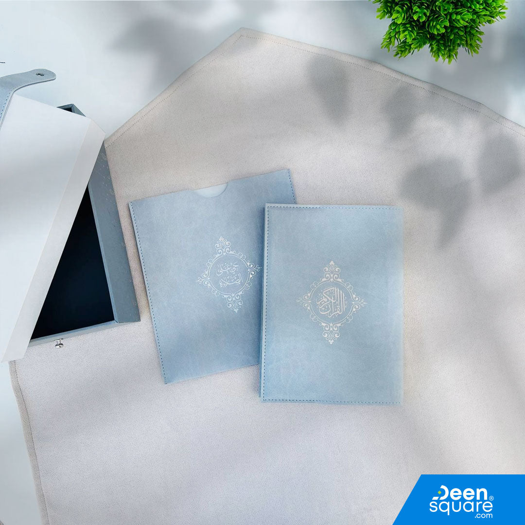 Elegant Gift Set - Quran & Prayer Mat (Ref BH108)