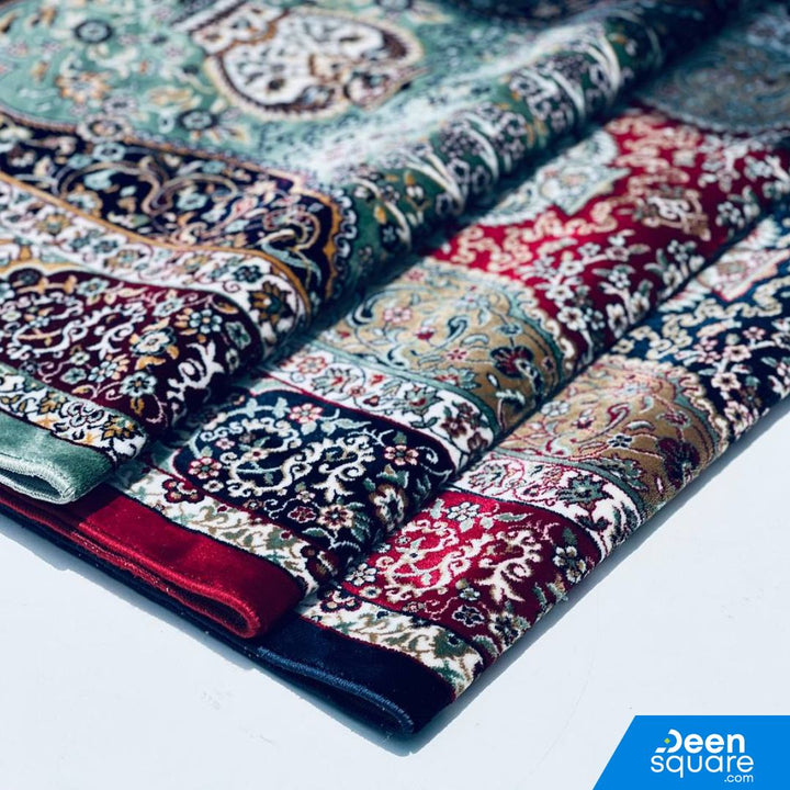 سجادة صلاة فاخرة مقاس كبير - 80 × 130 سم