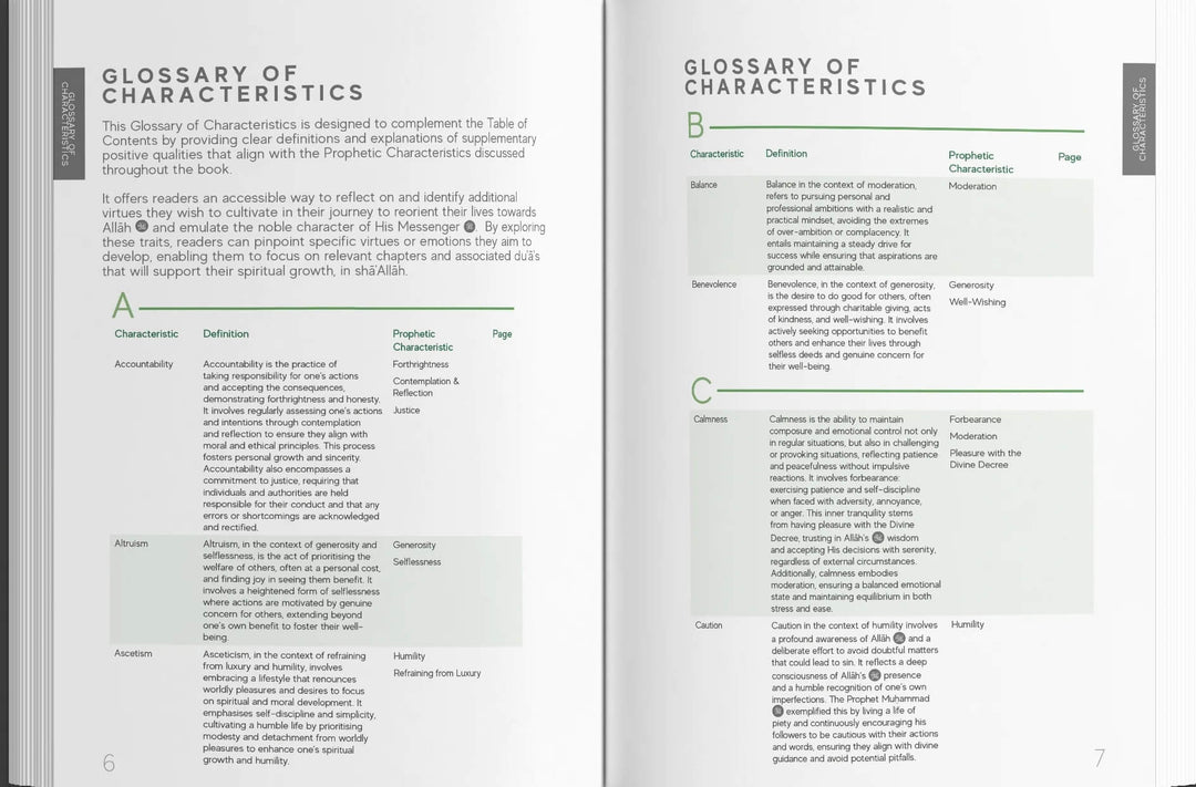 A Handbook of Prophetic Characteristics - Premium Hard Cover