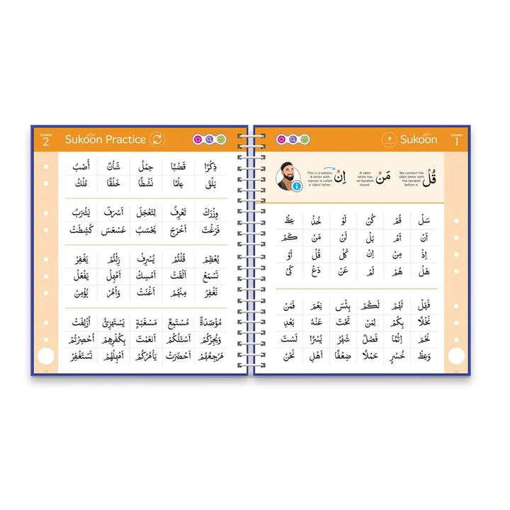 Read & Rise Qaidah (South Asian Script) - Learning Roots - Compatible with Kiitab Pen