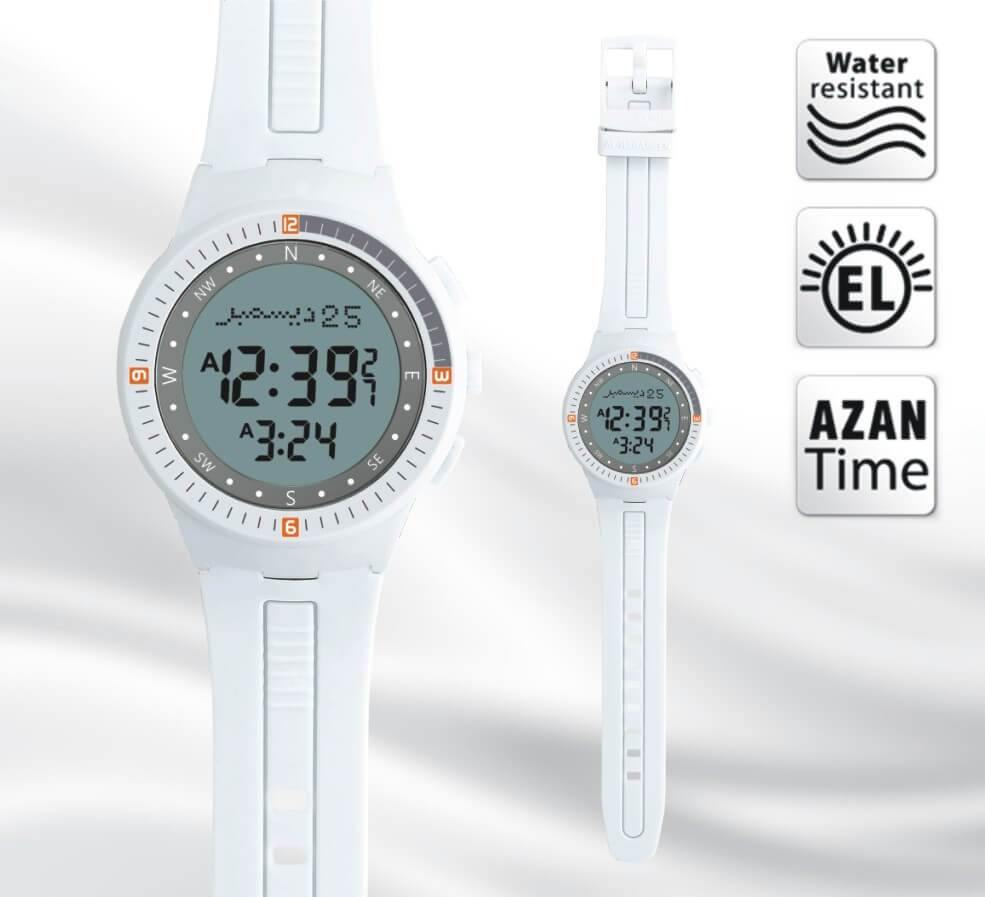 Al Harameen Azan Watch HA-6505WWW